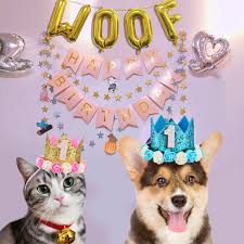 This is happy birthday kittens by naama tobias on vimeo, the home for high quality videos and the people who love them. For Pet Dog Puppy Kitten Party Banner Happy Birthday Letter Banner Woof Balloons Dog Hat Set Manual Air Pump Pet Supplies Cat Toys Aliexpress