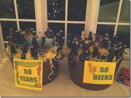 Whether you're trying to find a party idea for a husband, father, friend, or other, we've got you covered. 50th Birthday Gift Ideas Diy Crafty Projects 50th Birthday Gifts 50th Birthday Party Birthday Gift Ideas