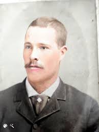 This is picture of Ellsworth Crossman (1862-1937, buried in Ironville  Cemetery). He was the brother of Charles A Crossman (my 2nd great  grandfather). Oddly enough we don't have a photo of Charles.