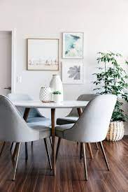 Take A Tour Of My Modern And Minimalist Living Room My Interior Design Style Is A Blen Small Dining Room Decor Scandinavian Dining Room Minimalist Dining Room