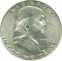 1954 D Ben Franklin Half Dollar Value Cointrackers