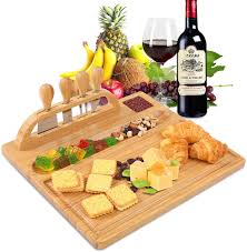 Buy thanksgiving serving dishes and get the best deals at the lowest prices on ebay! Buy Utoplike Bamboo Cheese Board Charcuterie Platter Serving Tray With Knife Set Distinctive Thanksgiving Online In Indonesia B07yhb7gfn