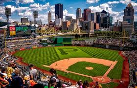 Pnc Park Printed On Canvas Pittsburgh Skyline Large