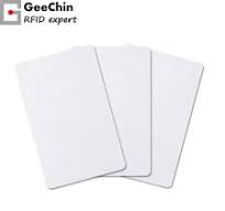 Printable NFC Blank Cards Ntag213/Ntag215/Ntag216 Rewritable White PVC RFID  Card
