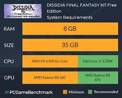 Dissidia Final Fantasy Nt Free Edition System Requirements