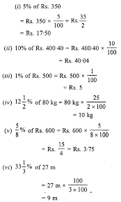 Selina Concise Mathematics Class 7 Icse Solutions Percent And Percentage A Plus Topper Selinaconcisemathspercentageclass7 Mathematics Solutions Percents