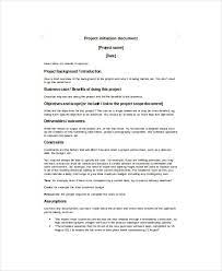 9 Project Initiation Document Templates Word Excel Pdf Templates Document Templates Project Proposal Template Word Template