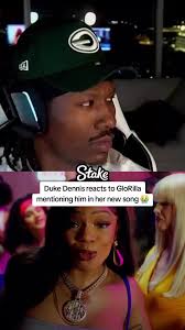 Duke Dennis Reacts to GloRilla's New Song Mention