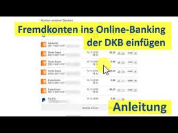 Dkb Fremdkonten Hinzufugen Online Banking Youtube