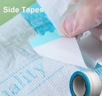 Hook and Loop Tape Adult Diaper Raw Material Side Tapes to U. S. a