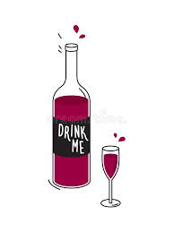 Fles Van Rode Wijn En Wijnglas Tekening Vector Illustratie Illustratie Bestaande Uit Verslaving Grappig 82524967