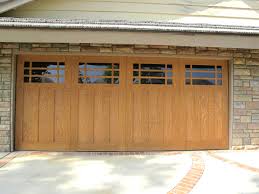 Craftsman Mission Style Wood Garage Door Los Angeles Ca Photo Credit Agi Dyer Garag Craftsman Style Doors Custom Wood Garage Doors Residential Garage Doors