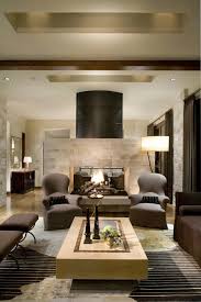Luxury living room including facilities. Contemporary Fireplaces For Luxury Living Rooms Brabbu Design Forces