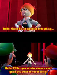 What game would you challenge Belle to? : rSMG4