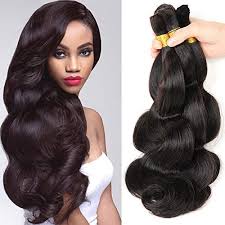 With this style, the ends are left natural and can be worn curly, wavy or straight. Amazon Com Hannah Product Human Hair For Micro Braids Bulk Hair No Weft Brazilian Natural Black Body Wave Human Bulk Hair 4 Bundles 200g Brazilian 16 18 20 22 Natural Black 1b Beauty