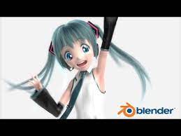 Miku San Quot Miku Miku Mii Quot In Blender 3d Youtube Miku Blender 3d Hatsune Miku