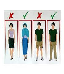 Western dress codesand corresponding attires. Malaysian State Institutes Dress Code For Tourists