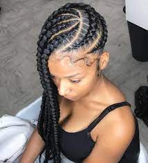 20 Lemonade Braids Hairstyles Africanhair Blackwoman Blackhair Braided Lemonade Braids Hairstyles Natural Hair Styles Cornrow Hairstyles