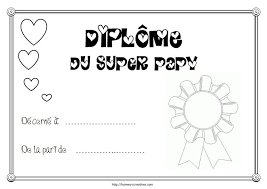 Diplomes A Imprimer Fete Des Papi Fete Des Papy Fete Des Grands Peres Diy