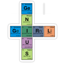 Girl Genius Periodic Table Scrabble Sticker By Dennis Gaylor Periodic Table Genius Scrabble