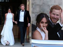 Get a glimpse of meghan markle's second wedding gown in this photo of her and prince harry heading to their evening reception. Royal Wedding Meghan Markle And Prince Harry Looked Magnificent Misskyra