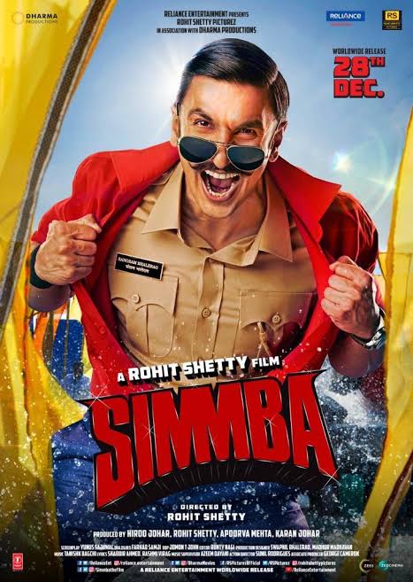 Simmba movie poster (2018)