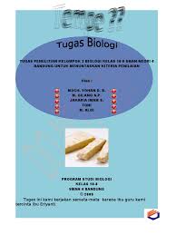 Smp klas viii rpp bahasa indonesia viii.10.docx. Tugas Penelitian Kelompok 3 Biologi Kelas 10