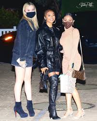 Skai jackson heading to a gym in west hollywood 05/19/2021. Skai Jackson Celebrates Her Birthday At Nobu Wearing Nanushka Black Oversized Belted Leather Shirt Casadei Black Leather Thigh High Boots And Jacquemus Black Medium Tote Bag