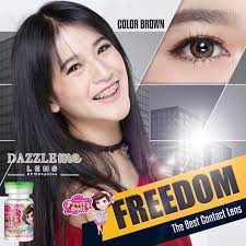 Frredom (mini size) gray & brown 💃🏻 Available from plano (00) to -8.00  #dazzlemelens