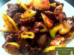 Deviled Beef Recipe Sri Lanka Easy Tasty Beef Fry Homemade Recipe Sri Lankan Recipes Recipes Beef Curry Recipe