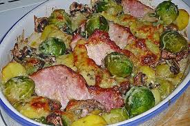 Kasseler Rosenkohl Auflauf Von Supermaus Chefkoch Rezept Rezepte Kassler Rezept Einfache Gerichte