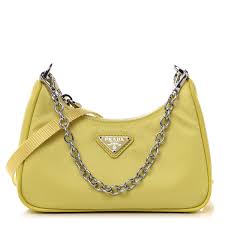 The realreal is the world's #1 luxury consignment online store. Prada Tessuto Nylon Mini Re Edition 2000 Shoulder Bag Yellow 597152 Fashionphile