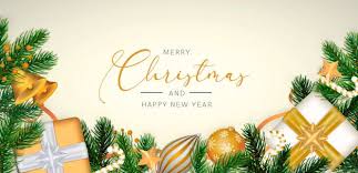 Download Elegant Christmas Background In Realistic Style With Golden Decoration For Free Christmas Background Christmas Wallpaper Backgrounds Free Christmas Backgrounds