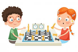 Personaje de dibujos animados jugando ajedrez | Vector Premium