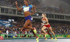 Reigning olympic champ dalilah muhammad runs 53.30 to win her respective heat. Dalilah Muhammad Becomes First American Woman To Win The 400m Hurdles As She And Ashley Spencer Secure Usa S 99th And 100th Medals Of Rio Daily Mail Online