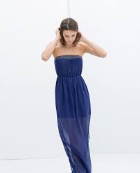 Schönes kleid von zara in jeansoptik. Zara Trafaluc Long Dress Hourglass Fashionbyshape Kleider Lange Kleider Zara Kleider