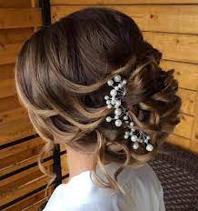 40 Chic Wedding Hair Updos For Elegant Brides The Right Hairstyles For You Hair Styles Long Hair Styles Loose Curly Updo