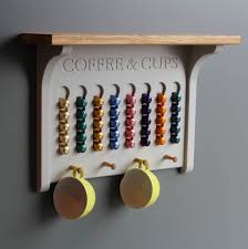 Wall Mounted Coffee Pod Holder A Choice Of Colours Coffee Pod Holder Coffee Capsule Holder Coffee Pod Storage