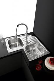2 bowl kitchen sink / stainless steel