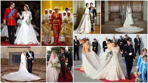 In Honor Of The Royal Wedding We Revisit The 7 Most Expensive Royal Wedding Dresses Of All Time Royal Wedding Dress Wedding Dresses Royal Wedding