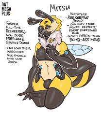 1boy anthro bee crossdressing femboy oatmegaplus sissy tagme trap  vape 