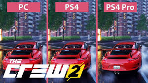 I like the crew 2 but it should have been a different better racing open world game. 4k The Crew 2 Pc Max Vs Ps4 Vs Ps4 Pro Graphics Comparison Open Beta Youtube