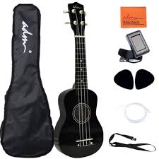 I will consider to the beauty and usefulness. Adm 21 Economic Soprano Ukulele Start Pack With Gig Bag Tuner Black Walmart Com Walmart Com