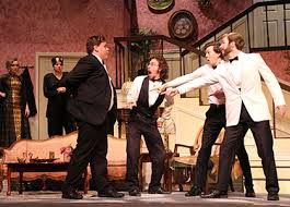 In the dinner party three divorced couples are brought together. Theatre Department Shines In Production Of Rumors By Neil Simon