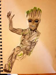 Join millions of creators and explore your creativity! Baby Groot Dancing Art Amino