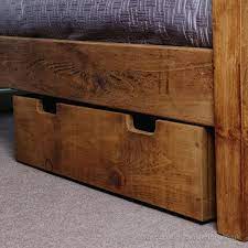 Have you been working on organizing your home in the new year? Plank Under Bed Drawers Chunky Wooden Drawer Curiosity Interiors