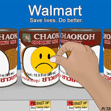 Milk from coconuts picked by chained monkeys doesn't belong on grocery shelves any more than monkeys belong on those chains, newkirk told the since the probe, multiple other brands have banned coconut milk brands that use forced monkey labor, the daily news notes, including costco. Peta Ø¹Ù„Ù‰ ØªÙˆÙŠØªØ± Companies Like Target And Kroger Have Already Stopped Selling Chaokoh A Coconut Milk Brand That Uses Forced Monkey Labor Tell Walmart To Join Https T Co Tpd0uz7nri Nationalcoconutday Https T Co Barlav8t3n