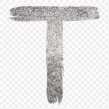Letter T Png Silver Glitter Brushed Typography Free Image By Rawpixel Com Hein Silver Glitter Free Illustrations Lettering