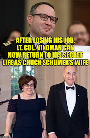 Weinshall was appointed chief operating officer by the library in july 2014, and she began her. Vindman S Secret Life Imgflip