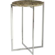 Linden Accent Table In Silver Pulaski Home Gallery Stores Accent Table Accent Side Table Side Table